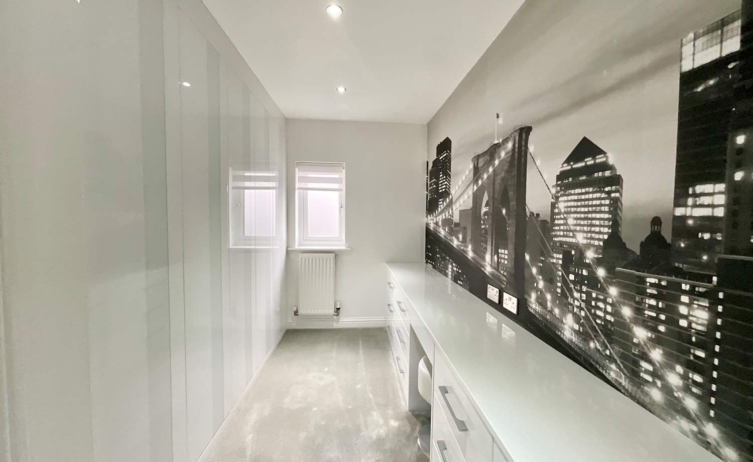 dressing area