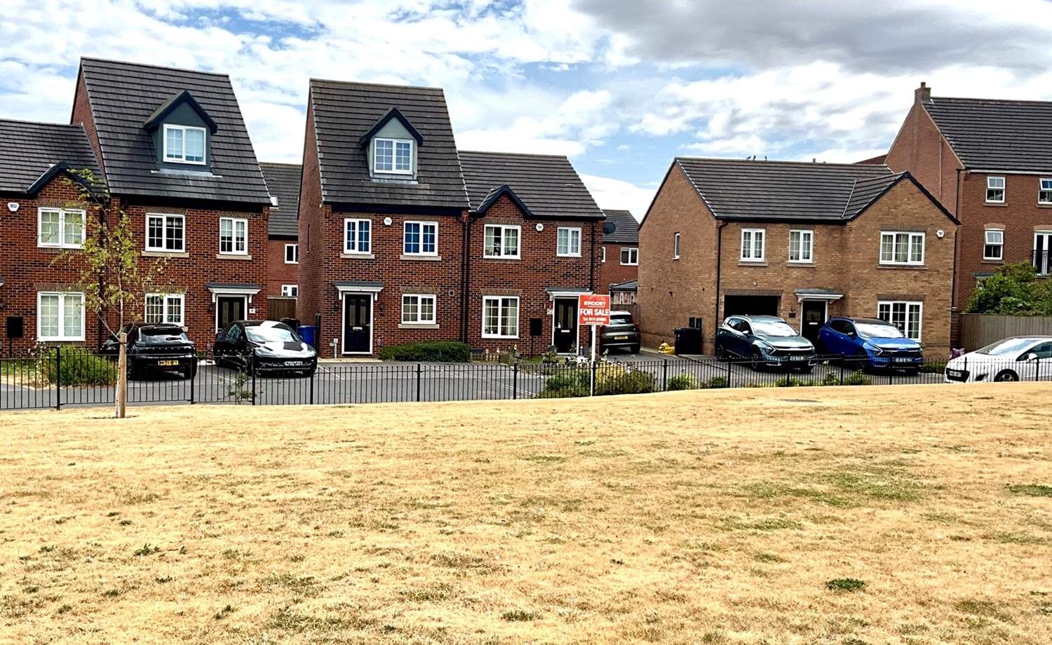 front of property