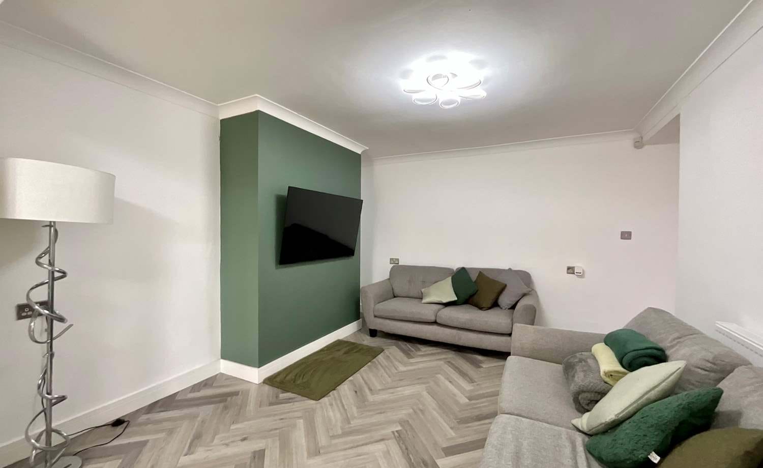 open plan living/dining