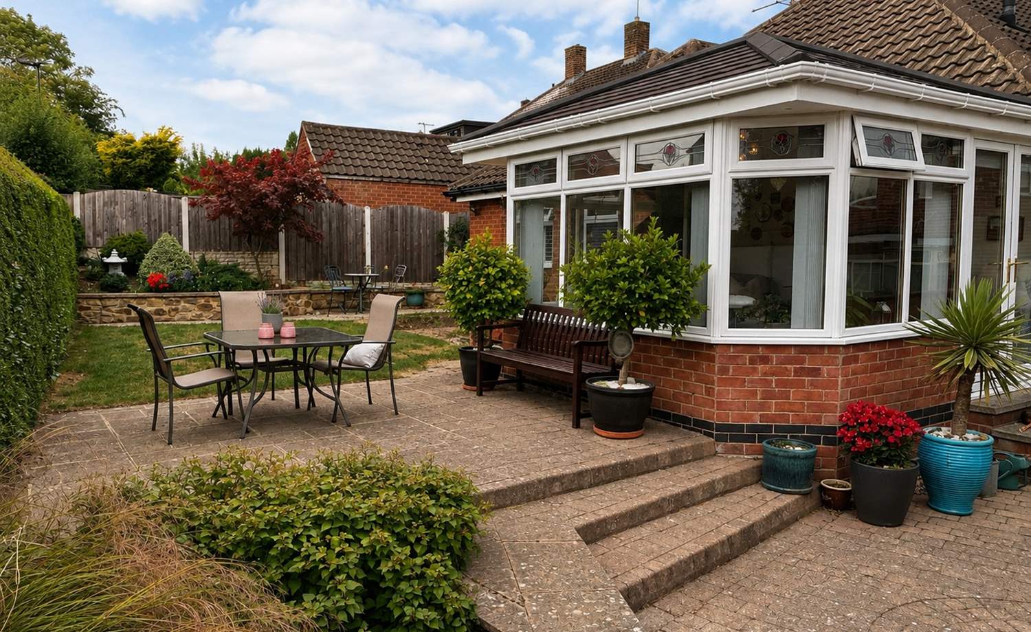 rear garden