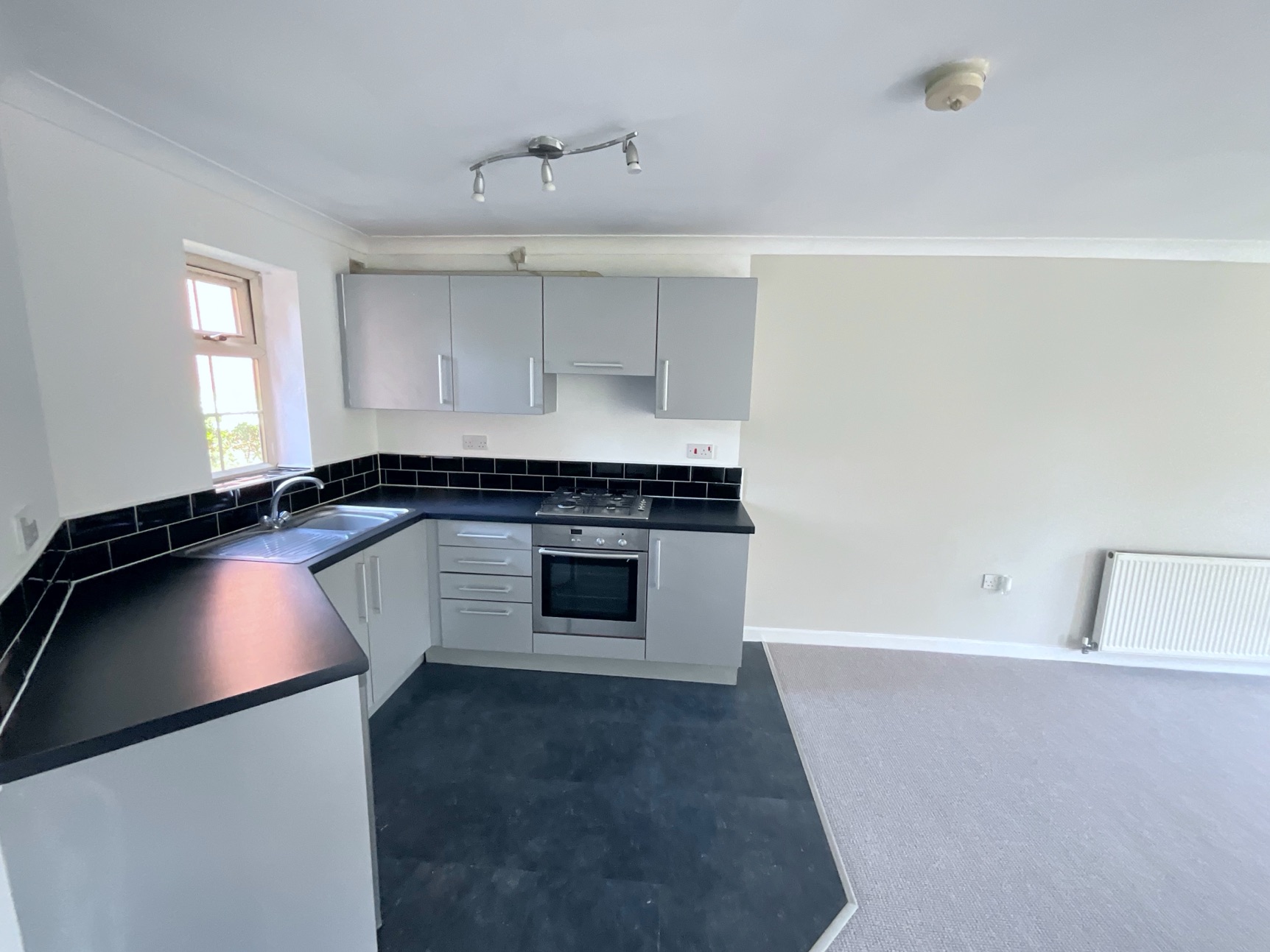 kitchen/living room 