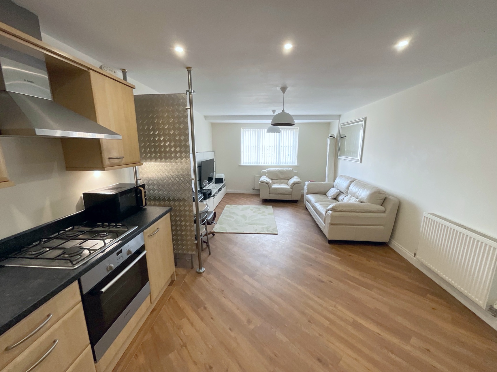 kitchen/living room 