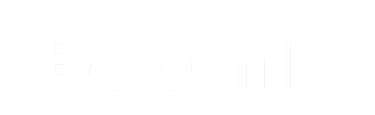 Bommin White Logo